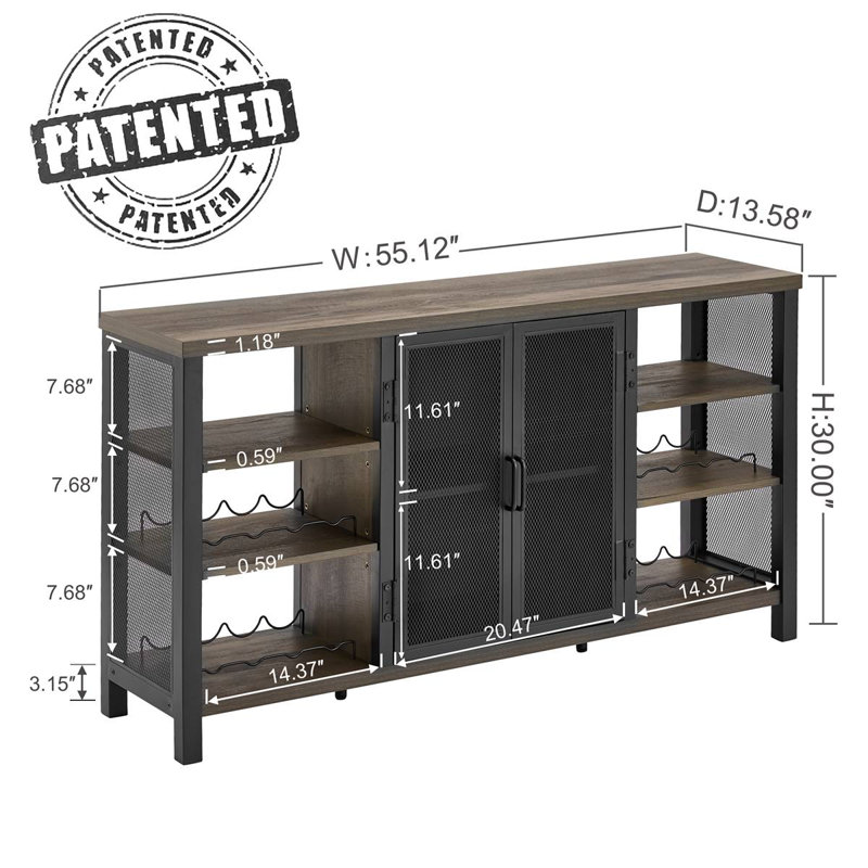 Williston Gaphna Industrial Coffee Bar & Reviews Wayfair